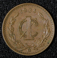 Mexico ESTADOS UNIDOS MEXICANOS Bronze 1935 Mo  1 Centavo KM# 415 (27 993)