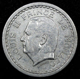 MONACO Louis II (1922-1949)  1943 1 Franc WWII XF KM# 120 RANDOM PICK (1 Coin)