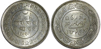 India-Princely States KUTCH Silver 1934 VS1991 5 Kori UNC Y# 53a (28 069)
