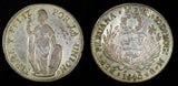 PERU Silver 1845 LIMA MB 4 Reales Liberty AR-0.9 BETTER DATE KM# 151.3 (30 016)