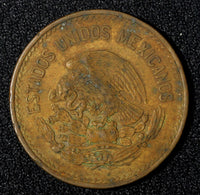 Mexico ESTADOS UNIDOS MEXICANOS Bronze 1955 20 Centavos Better Date KM# 439 (03)