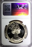 Isle Of Man Elizabeth II 1987 Crown NGC MS64 ONLY 1 GRADED HIGHEST KM# 176 (2)