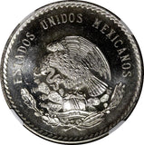 MEXICO Silver 1948 Mo 5 Pesos NGC MS65 Cuauhtemoc 40mm Mint Luster KM# 465 (025)
