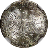 German States FRANKFURT AM MAIN Silver 1866 1 Kreuzer NGC MS66 GEM KM# 367 (007)