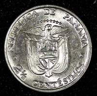 PANAMA 1973  2 1/2 Centesimos F.A.O. 1 YEAR TYPE UNC KM# 32 (27 392)