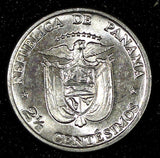 PANAMA 1973  2 1/2 Centesimos F.A.O. 1 YEAR TYPE UNC KM# 32 (27 392)