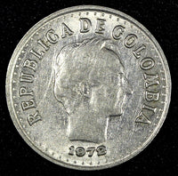 Colombia 1972 20 Centavos Santander KM# 246.1 (26 991)