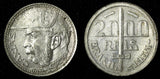 Brazil Silver 1935 2000 Reis Duke of Caxias 1 YEAR TYPE XF KM# 535 (27 504)