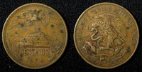 MEXICO  Bronze 1964 Mo 20 Centavos KM# 440 (27 539)