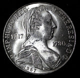 Austria Maria Theresia Silver 1967 25 Schilling UNC KM# 2901 (27 836)