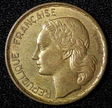 France Aluminum-Bronze 1953 20 Francs G.GUIRAUD 3 plumes  KM# 917.1 (28 260)