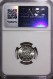 Great Britain George VI Silver 1943 6 Pence NGC MS61 KM# 852 (003)