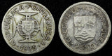 Mozambique Portugal Silver 1935 2 1/2 Escudos 1 Year Type KM# 61 (26 675)