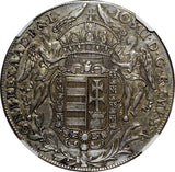 Hungary Joseph II Silver 1783 B Thaler 	Kremnica Mint NGC AU DETAILS Dav-1168