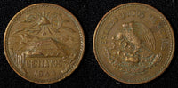 Mexico ESTADOS UNIDOS MEXICANOS Bronze 1944 20 Centavos  KM# 439 (27 583)