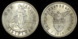 Philippines Silver 1903 10 Centavos 1st Year Type aUNC Toned  KM# 165 (27 039)