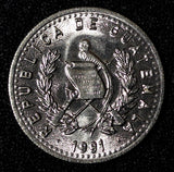 Guatemala Copper-Nickel 1991 10 Centavos GEM BU KM# 277.5 RANDOM PICK (1 Coin)