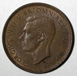 Great Britain George VI Bronze 1946 Farthing KM# 843  (28 207)