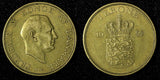 DENMARK Frederik IX Aluminum-Bronze 1952 N S 1 Krone KM# 837.1 (27 717)