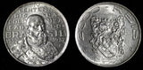 Brazil Silver 1932 2000 Reis 400th Anniversary of Colonization UNC KM# 532 (5)