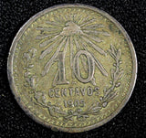 Mexico ESTADOS UNIDOS MEXICANOS Silver 1905 M 10 Centavos 1st Year KM# 428 (297)