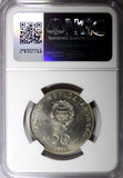 Hungary 1988 BP 50 Forint World Wildlife NGC MS65 GEM BU  KM# 663 (020)