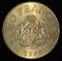 MONACO Rainier III 1979 10 Francs Paris Mint .Mintage-190.500 KM# 154 (28 080)