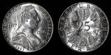 Austria Maria Theresia Silver 1967 25 Schilling UNC KM# 2901 (28 604)