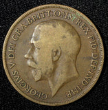 Great Britain George V (1910-1936) Bronze 1918 1 Penny KM# 810  (28 205)
