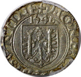 German States BESANCON Charles V Silver 1546 Carolus PCGS AU58 MB# 6 TOP GRADED