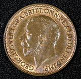 Great Britain George V Bronze 1931 Farthing UNC KM# 825 (27 981)