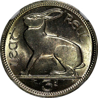 Ireland Republic Copper-Nickel 1968 3 Pence NGC MS65 Hare KM# 12a (038)