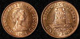 Jersey Elizabeth II 1990-1994 1 Penny Le Hocq Tower BU KM# 54 RANDOM PICK (1 C)