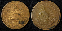 Mexico ESTADOS UNIDOS MEXICANOS Bronze 1951 Mo 20 Centavos SCARCE DATE KM#439(5)