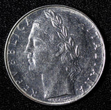 Italy Stainless Steel 1985 R 100 Lire large type 27,8 mm KM# 96.1 (28 091)
