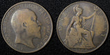 Great Britain Edward VII Bronze 1906 1 Penny KM# 794.2 (28 410)