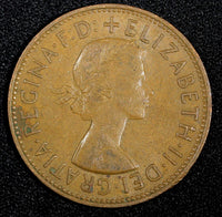 Great Britain Elizabeth II Bronze 1966 1 Penny  KM# 897 (27 284)