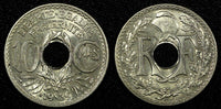 France Nickel-Bronze 1939 10 Centimes with dots around date UNC KM# 889.1 (844)