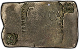 MOZAMBIQUE Maria II Silver 1843 Onca (6 Cruzados) 26.83 g. PCGS VG 10 KM# 26.1
