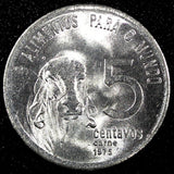 BRAZIL Stainless steel 1975 5 Centavos Zebu FAO GEM BU KM# 587.1 (24 277)