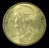 FRANCE Aluminum-Bronze 1963 10 Centimes UNC KM# 929 (27 396)