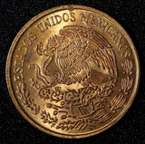 MEXICO Bronze 1971 Mo 20 Centavos Red KM# 440 (28 000)