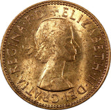 GREAT BRITAIN Elizabeth II 1966 1/2 Penny UNC KM# 896 RANDOM PICK (1 Coin)