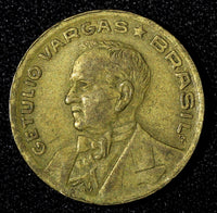 Brazil Getúlio Dornelles Vargas 1943 50 Centavos WWII Issue KM# 557a (27 655)
