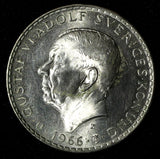 SWEDEN Silver 1966 U 5 Kronor Constitution Reform 1 YEAR 18 g. UNC KM# 839 (771)