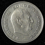 Denmark Frederik IX Copper-Nickel 1972 1 Krone 1 Year Type KM# 851.2 (28 635)