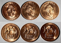 Zambia Kenneth Kaunda 1983 1 Ngwee GEM BU KM# 9a RANDOM PICK (1 Coin) (918)