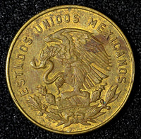 MEXICO Bronze 1968 Mo 5 Centavos Large type KM# 426 (27 911)