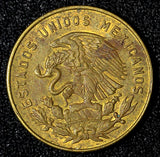 MEXICO Bronze 1968 Mo 5 Centavos Large type KM# 426 (27 911)