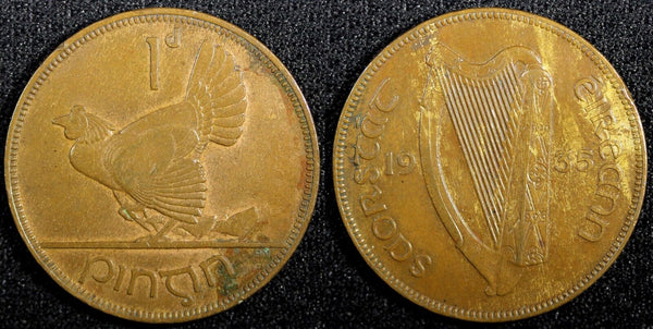 IRELAND Bronze 1935 1 Penny 30.74 mm KM# 3 (23 933)